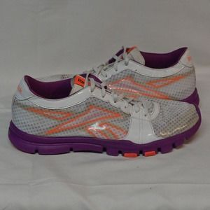 Reebok Womens Your Flex Trainette J90620‎ White Purple Running Shoes Size 10